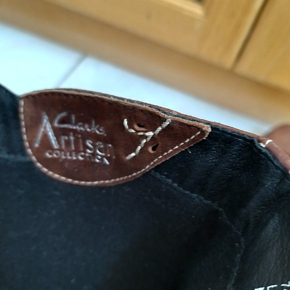 CLARKS ARTISAN COLLECTION LEATHER UPPER BOOTS SIZE 6B - Picture 8 of 11